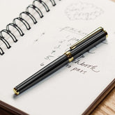 Sheaffer 9242 Intensity Engraved Rollerball Pen Matte Black with Gold Tone Trim